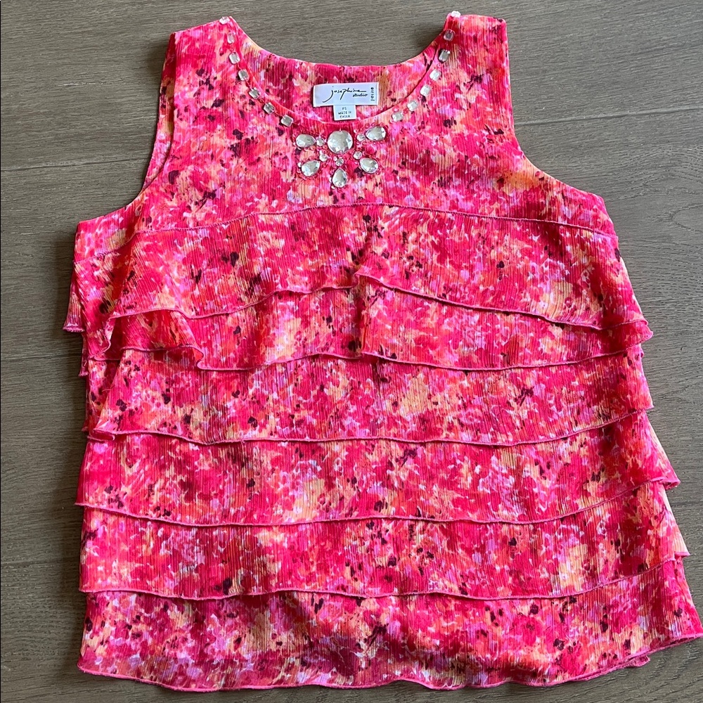 Sleeveless Multicolor Top